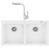 Teka Forsquare 790 Beyaz Evye + ARK 938 Beyaz Batarya Set