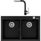 Teka Forsquare 790 Siyah Evye + Ark 938 Black Batarya Set