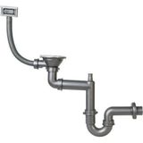Teka Franke S-701 Kk Büyük Kafa Kare Taşmalı Evye Sifon Takımı - Renkli