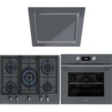 Teka HLB 8400 - GZC 75330 XB - DLV 68660 ST Gri 3'lü Ankatre Set