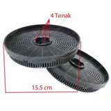 Teka İle Uyumlu Aspiratör Karbon Filtresi 15.5 CM 4 Tırnaklı