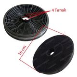Teka İle Uyumlu ATV 90 Aspiratör Karbon Filtresi 16 CM 4 Tırnaklı