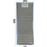 Teka İle Uyumlu Davlumbaz 20,2X49,1 CM Arka Ara 12,5 CM Aspiratör Filtresi