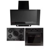 Teka Infinity G1 Edition Siyah Ankastre Set (Gbc 75-G1 Gb Ocak + Hlb 85-G1 P Bm Fırın + Dvı 88-G1 Eos Bm Davlumbaz)