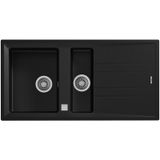 Teka Maestro Stone 90 B-TG 115260011 Çift Hazneli Tegranite Eviye