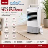 Teka Meltem 10 lt Su Tanklı Evaporatif Hava Soğutucu Beyaz - Dijital Kontrol ve Kumandalı Özellikler