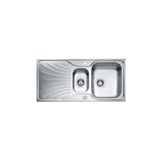 Teka NERİSSA60B Sol Damlalıklı Çelik Evye