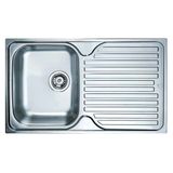 TEKA Princess 50 B Mikro Keten Dokulu Tek Gözlü Sağ Damlalıklı Eviye (TEKA.40109053)