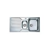 Teka Princess 60 B Paslanmaz Çelik 1.5 Gözlü Sol Damlalıklı Eviye (Parlak Yüzey)