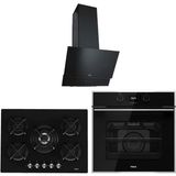 Teka Siyah Ankastre Set (Hlb 840 Ss - Hf Lux 70 5g - Teka Tvt 60.1)