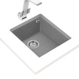 TEKA SQUARE 34.40 TG STON GRİ TEZGAH ALTI GRANİT EVYE