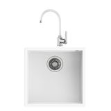 Teka Square 40.40 Beyaz Evye + IN 995 Beyaz Batarya Set