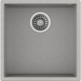 Teka SQUARE 40.40 TG STONE GREY Granit Tezgahaltı Eviye Damlalıksız 40 cm 115230026 Gri