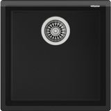 Teka Square 40 x 40 Tg Tezgahaltı Siyah Granit Evye