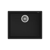 Teka Square 50x40 Tezgah Altı Granit Evye Siyah