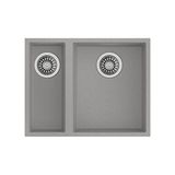 Teka Square 560 TG Stone Gri Tezgah Altı Granit Eviye