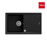Teka Stone 50 B-TG Metallic Black Renkli Granit Eviye