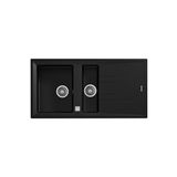 Teka Stone 60 B-Tg 1.5 Gözlü Tezgah Üstü Carbon Siyah Granit Evye 115360001