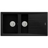 Teka Stone 60 B-tg Metallic Black Granit Eviye 115360003