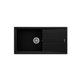 Teka Stone 60 L-TG Tek Hazneli Tegranite Metalik Siyah Eviye