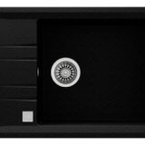 Teka Stone 60 Stg Metalık Sıyah Granıt Evye Sagsol Kullanılabılır