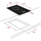 Teka Tbc 32010 Ttc Bk 2 Bölmeli Ankastre Elektrikli Seramik Ocak