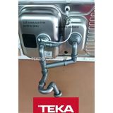 Teka Tekdekor Teka 1,5 Göz Kumandalı Evye Sifon Takımı