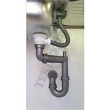 Teka Tekdekor Teka Ebm 45 İnfant Od Gravity 45 Evye Süzgeçli Sifon Takımı - Gri