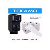 Tekamo 56x25 Pompa Yazarkasa Termal Pos Rulosu 50 Adet
