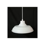 TEKAY AYDINLATMA Beyaz Metal Avize Çap 25 Cm Kafe Pastane Ofis Çocuk Odası Genç Odası beyaz 25 x 50