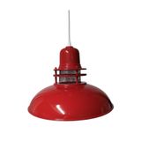 TEKAY AYDINLATMA Siyah Beyaz Kırmızı yeşil Metal Fener Avize Tekli Sarkıt Mutfak Çocuk Odası Genç Odası Salon Avize KIRMIZI 32 x 24