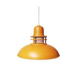 TEKAY AYDINLATMA Siyah Beyaz Kırmızı yeşil Metal Fener Avize Tekli Sarkıt Mutfak Çocuk Odası Genç Odası Salon Avize TURUNCU 32 x 24
