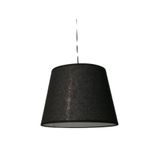 TEKAY AYDINLATMA Siyah Pvc Yatak Odası Avize siyah 33 x 23