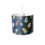 TEKAY AYDINLATMA Uzay Pvc Bebek Çocuk Odası Avizesi lacivert 25 x 70