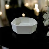Tekbir 10.5X10.5X4 cm Porselen Sunum Tabağı YG22-099-4 - Beyaz - 10 x 10 x 4 cm