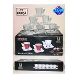 Tekbir 12 PARÇA 240 ML KELEBEK MODEL ÇAY BARDAĞI TAKIMI