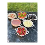 TEKBİR PORSELEN Porselen Meze Tabağı 6lı
