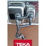 Tekdekor Teka 1,5 Göz Kumandalı Evye Sifon Takımı