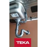 Tekdekor Teka Evye Sifonu Büyük Giderli Taşmalı