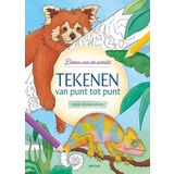 Tekenen van punt tot punt voor volwassenen - Dieren van de wereld