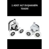 Tekerlek Duşakabin Tekerleği Alt Cam Rulman Krom Teker 23 Mm