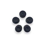 Tekerlek Jant Bijon Kapağı 5 Adet 1K0601173 Vw Eos ile Uyumlu 2006-2011 - (ClearEyelets)Black-RadiantOrchid - 13 inç