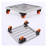 Tekerlekli Ağır Hizmet Tipi Metal Fabrikası Standı - Kolay Saksı Taşıma ve İç/Dış Mekan Kullanımı için Demir Caddy Arabası Dolly