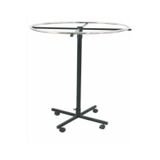 Tekerlekli Daire Orta Stand Askılık (eşek) Stant elbise askısı YFG-28