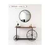 TEKERLEKLİ DRESUAR 60 CM AYNALI TAKIM 8200
