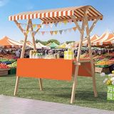Tekerlekli Festival Arabası Katlanır Kamp Vagonu Taşınabilir Kamp Arabası Katlanabilir Katlanabilir Arabası, (en:Hafif Ticari Meyve Sepeti Dondurma ve Sosisli Sandviç Otomatı Standı Ahşap Şeker