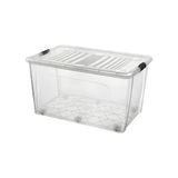 Tekerlekli Kilitli Saklama Kutusu 80 Litre Tekerlekli Saklama Kabı - Çok Renkli - Standart