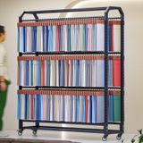 Tekerlekli kumaş ruloları için ayarlanabilir raf, ticari 16 çubuk standı, halı ve eşarplar için 170 cm yüksekliğinde, çok yönlü vinil rulo düzenleyici