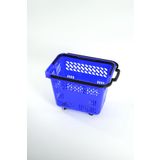 Tekerlekli Market Sepeti (Tekerlekli Alışveriş Sepeti) 54 L Mavi