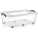Tekerlekli Saklama Kabı Multibox 60 Litre -E514 - Renkli